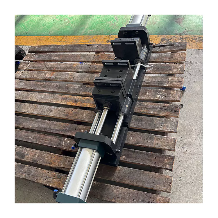 Двоен единечен отворен пневматски рамен порок